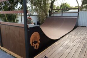 3.5 ft Large Shred all Weather Half Pipe